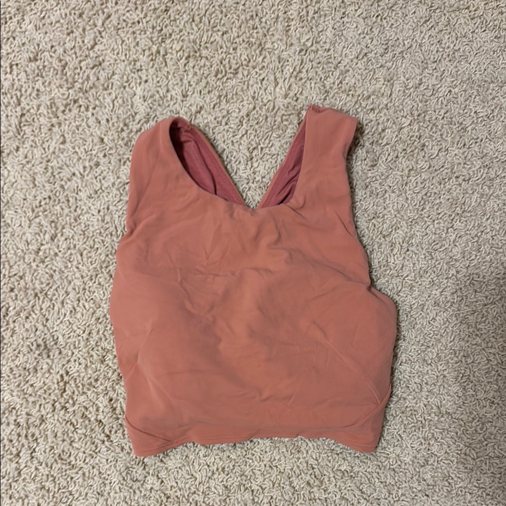Women's orange Sleeveless Top
